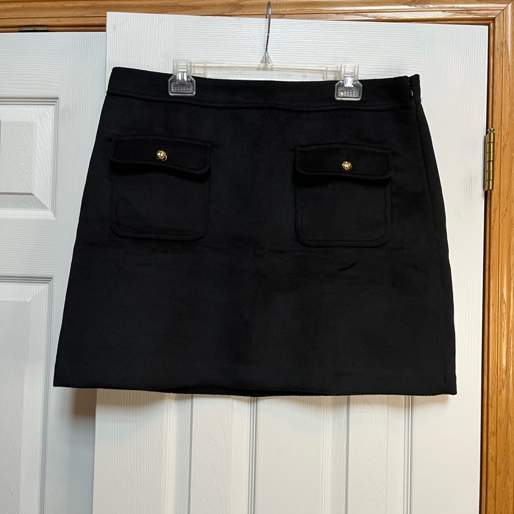 LOFT Elegant Black Skirt